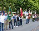 2022-07-05 Fahnen wegbringen und Vogelkrönen